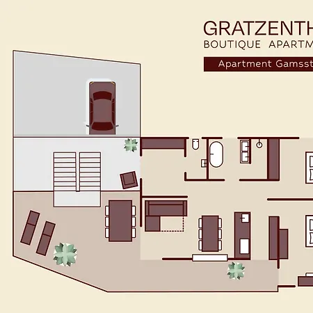 Gratzenthal Boutique Lägenhet *